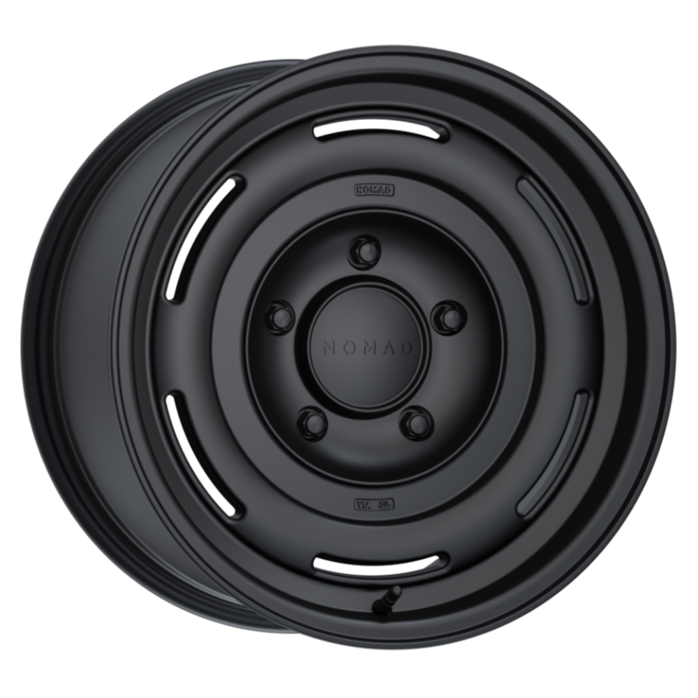 504 Field Satin Black – Nomad Wheels