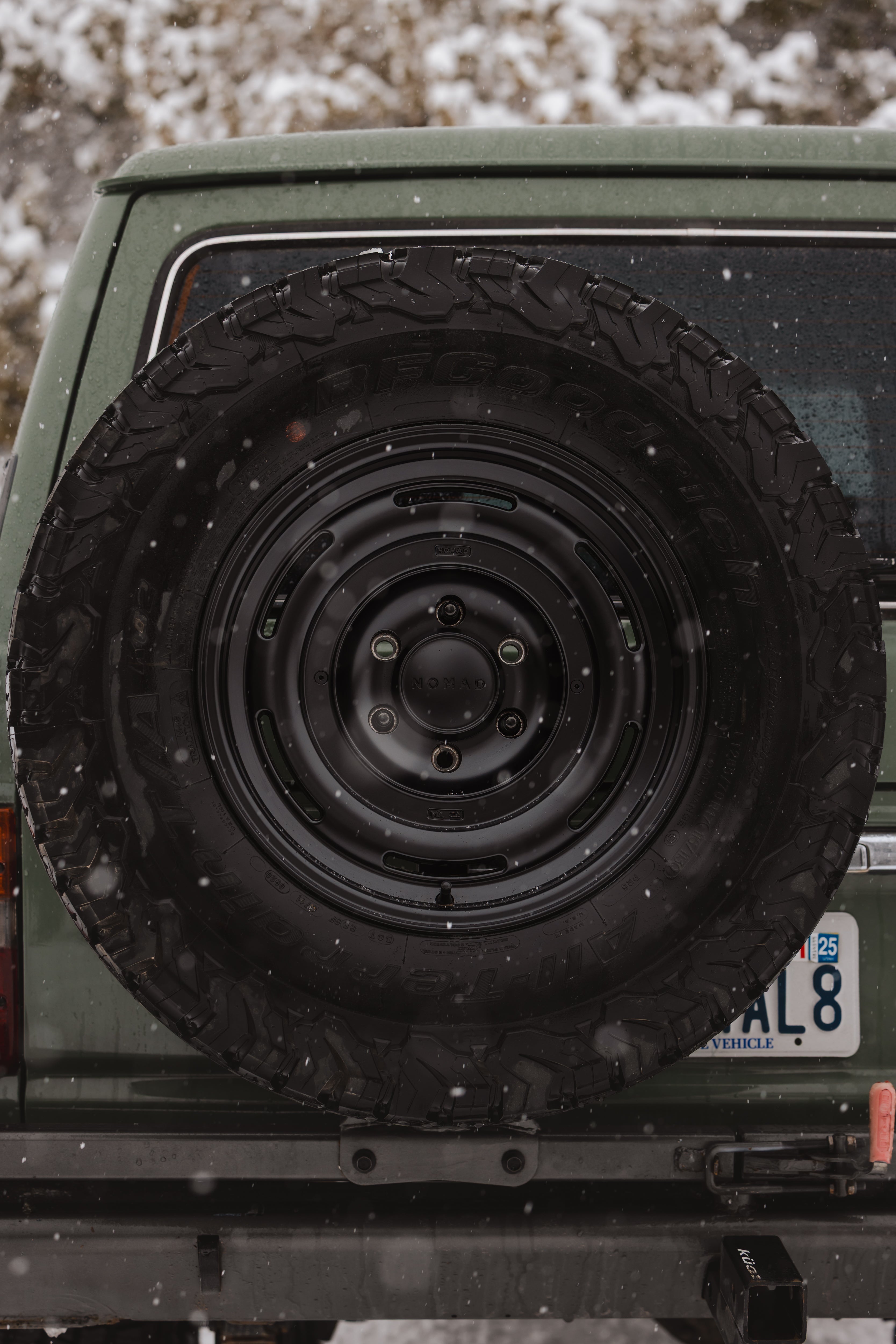 504 Field Satin Black – Nomad Wheels